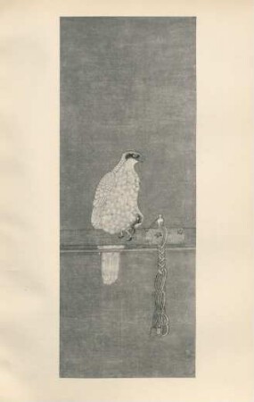 [XXI. White falcon by Oguri Sotan ...]