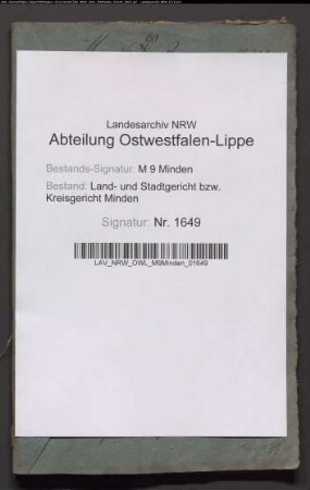 Sonstige: Meyer, Johann Heinrich: