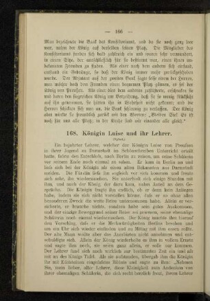 168. Königin Luise und ihr Lehrer.