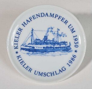 Kieler Hafendampfer um 1930 - Kieler Umschlag 1986