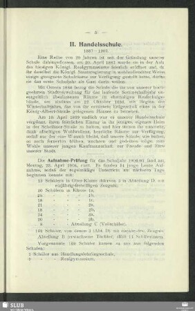II. Handelsschule