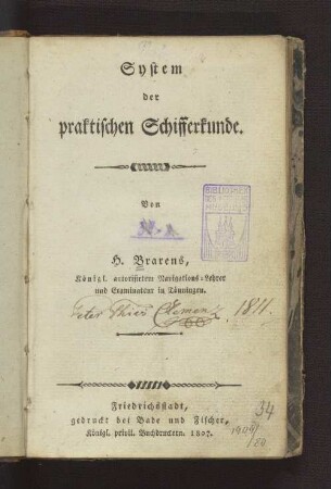 System der praktischen Schifferkunde