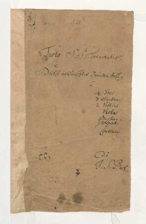 Höchsterwünschtes Freudenfest; V (3), Coro, orch; BWV 194; BC B 31; BC A 91a