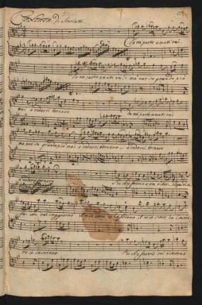 Da voi parto amati rai; B, bc; HanS 163