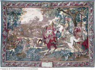 Niederlage der Spanischen Armee am Kanal von Brügge durch die Truppen von König Louis XIV.