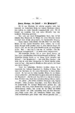 Henry George, ein Jesuit - die Wahrheit?