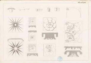 »Tektonik der Hellenen« (Tafelband, 2. Auflage Berlin 1874): Tafel 13: Ornamentik