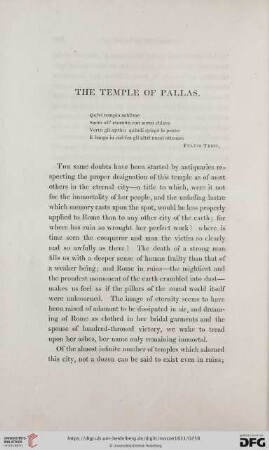 The Temple of Pallas