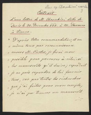 Brief an Unbekannt, 30.12.1834