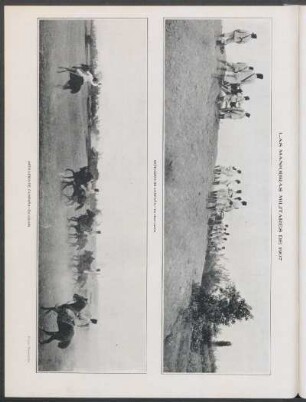 [Fotografía de] Las maniobras militares de 1907