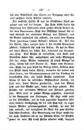 Westlicher Theil: Beschaffenheit