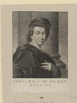 Bildnis des Francesco de Backer