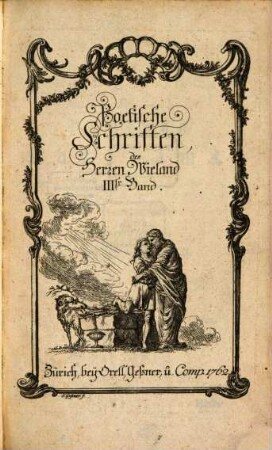 Poetische Schriften des Herrn Wieland. 3.tr Band