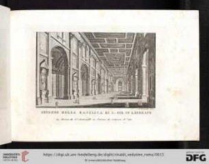 Interno della Basilica di S. Gio. in Laterano