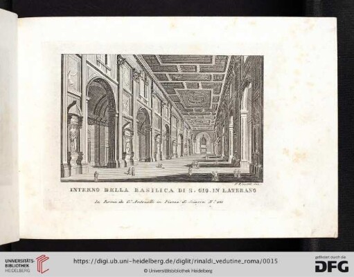 Interno della Basilica di S. Gio. in Laterano