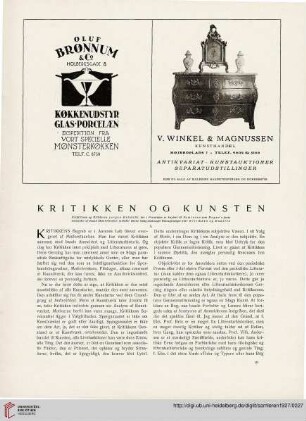 Kritikken og Kunsten