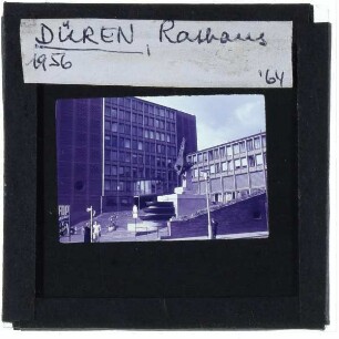 Düren, Rathaus,Düren, Flammen-Engel
