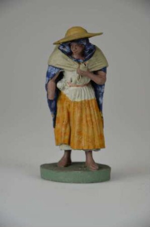 Genrefigur "Frau mit Gepäck"