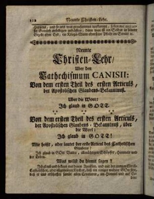 112-127, Neunte Christen-Lehr, [...]