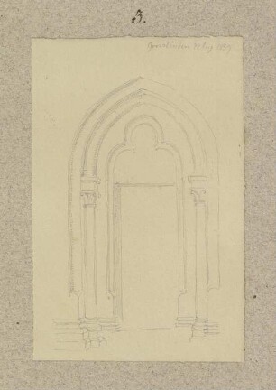 Portal des Alten Rathauses in Großen-Linden