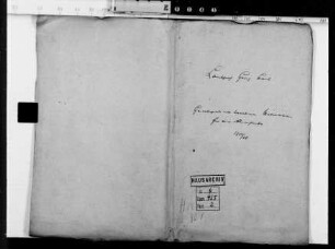 Genealogische und heraldische Materialien für die Ahnenprobe des Landgrafen Georg Karl
