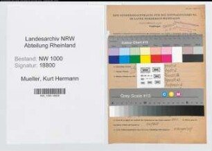 Entnazifizierung Kurt Hermann Mueller, geb. 09.09.1907 (Schreiner)