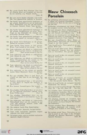 Blauw Chineesch Porselein (Nr. 170-230)