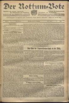 Der Rottumbote: amtliches und private Anzeigeblatt für Ochsenhausen und Umgebung