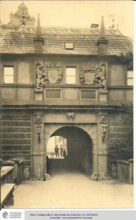 Darmstadt, Nordportal des Schlosses