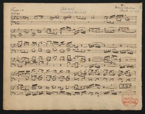 Fugen; org; h-Moll; BWV 869
