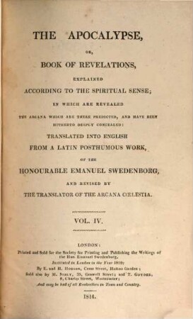 Works, 17. Vol. 4. - 1814