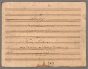 3 Terzets, S (3), pf, op. 80/4-6, WagL op. 80/H.2 - BSB Mus.Schott.Ha 8733-3