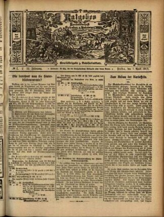 Ausgabe vom Sonntag, den 07. April 1912.
