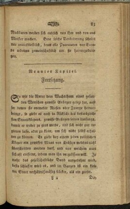 Neuntes Kapitel. Fortsetzung. - Zehntes Kapitel. Fortsetzung.
