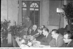 Dresden, Forum privater Handwerksbetriebe mit Werner Krolikowski, Januar 1960 - 1961