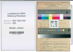 Entnazifizierung Johann Becker , geb. 08.12.1879 (Gastwirt)