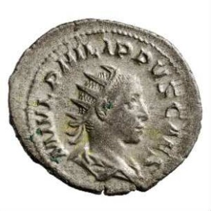 Münze, Antoninian, 244 - 246 n. Chr.
