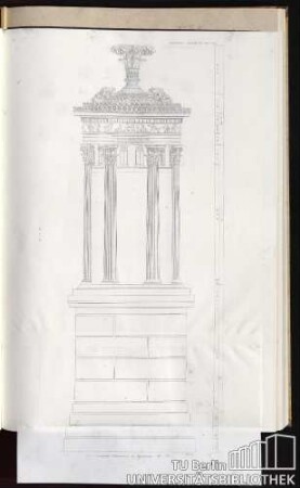 Liefg. III. Pl. XII. Das choragische Monument des Lysicrates.