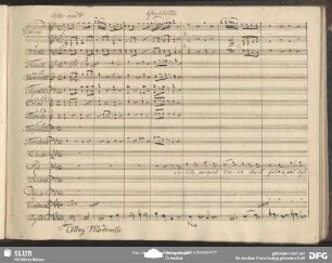 Quartetto: "Salite pur quel trono"