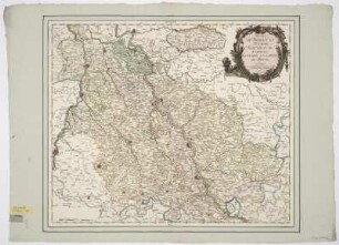 Karte von den Herzogtümern Berg und Jülich, 1:310 000, Kupferstich, 1757