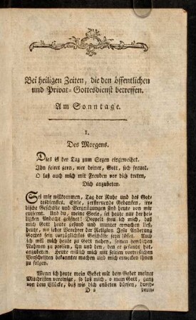 51-62, Am Sonntage. - Am Neujahr.