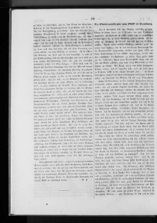 Die Choleraepidemie von 1859 in Hamburg.