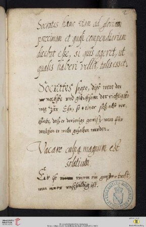 Lat.-dt. Übersetzungsübungen