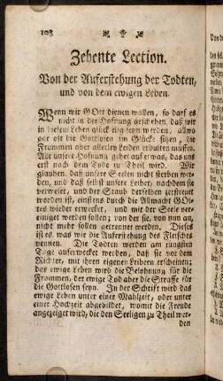 108-131, Zehente Lection - Neunzehente Lection