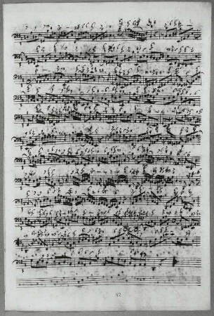 Stimmensatz: Christe eleison (T. 23-85.), Generalbaß