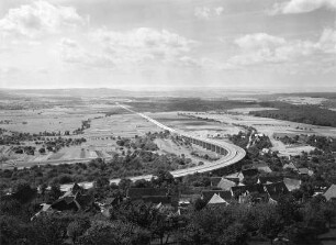 Aichelbergviadukt, km 165,953 - km 166,868 Brücke fertiggestellt 1938