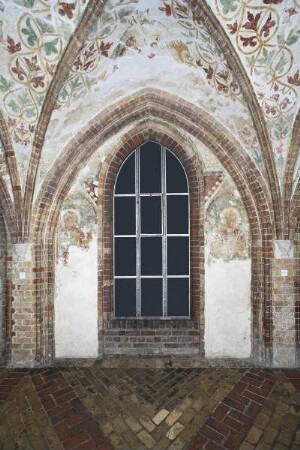Könige des Alten Testaments, Propheten und Apostel unter Baldachinen — Fragmente zweier Apostel unter Baldachinen