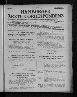 Satzung der Darlehenskasse der Hamburger Ärzte (eingetragener Verein).