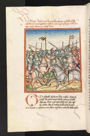 Oleyboum, König Ansu und der weiße Ritter in der Schlacht gegen die Heiden