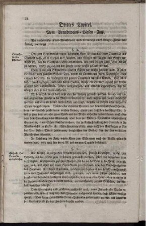 Drittes Capitel. Vom Brandtweins-Blasen-Zins.